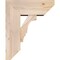 Ekena Millwork Balboa Slat Smooth Bracket w/ Offset Brace, Douglas Fir, 7 1/2"W x 18"D x 22"H BKT0806X18X22BOA06SDF - alternate 2